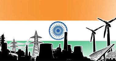 Hindistan 'da güneş panelleri, rüzgar türbini, atom ve ısı santralleri ve elektrik hatlarıyla enerji üretimi