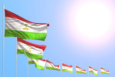 güzel ulusal bayram bayrağı 3D illüstrasyon