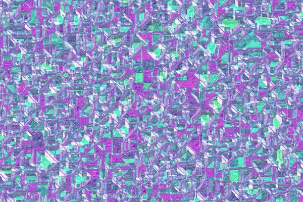 Mooie Optische Kristallijne Patroon Computer Graphics Achtergrond Illustratie — Stockfoto