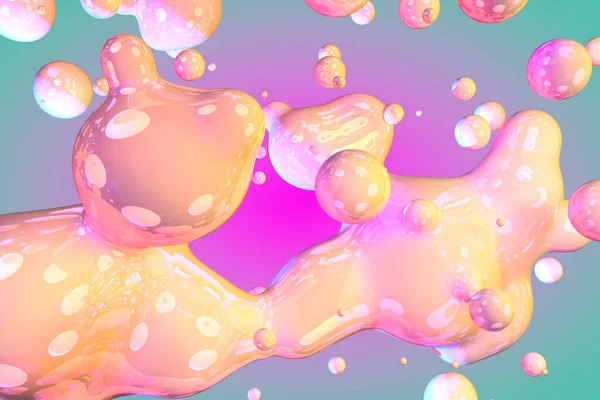 Lebendige Glänzende Und Glänzende Seifeninterferenz Wie Blasen Abstrakte Gradienten Textur — Stockfoto