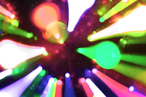 Mooie Xmas Bewegende Disco Lichten Textuur Abstracte Foto Achtergrond — Stockfoto