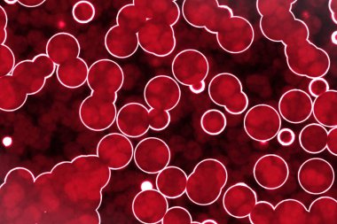 yaratıcı güzel birçok organik unicellular bilgisayar grafik dokusu veya arkaplan illüstrasyonu