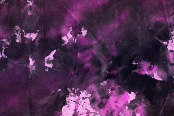 Креативний Гранжевий Рожевий Випадково Пофарбоване Полотно Тканина Кольоровими Плямами Фарби — стокове фото