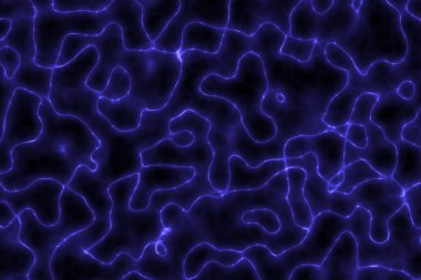 Eski akışkan bilgisayar grafiklerinin arka plan resimlerinde şaşırtıcı mavi elektrik ışıkları