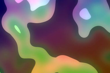 Rastgele sıvı noktaların parlak ve soyut dokusu, hassas zevk konsepti - arka plan tasarım şablonu