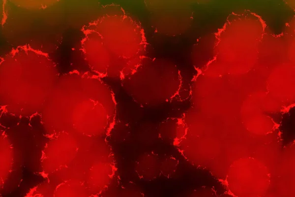 Gyönyörű Művészi Piros Nagy Mennyiségű Szerves Sejtek Számítógép Művészet Textúra — Stock Fotó
