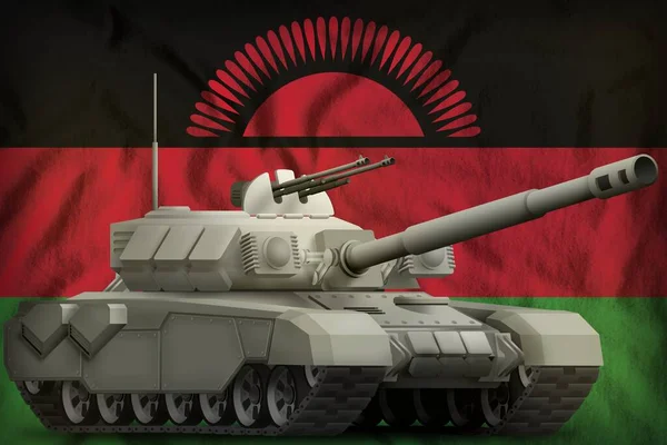 Tung Tank Malawi Flagga Bakgrund Illustration — Stockfoto