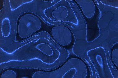 yaratıcı mavi soyutlama sihirli şekiller cg arkaplan çizimi