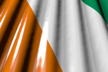 3D illüstrasyonun güzel bir günü