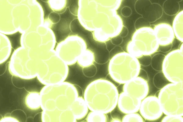 Lindo Artístico Cal Brillante Biológico Fluorescente Brillante Plantilla Gráficos Digitales — Foto de Stock