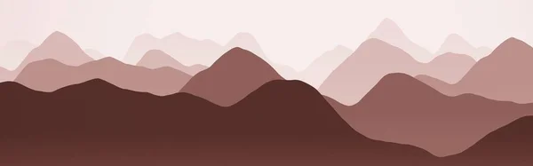 Puslu Bilgisayar Sanat Arkaplanındaki Tepelerin Yaratıcı Kırmızı Açısı — Stok fotoğraf
