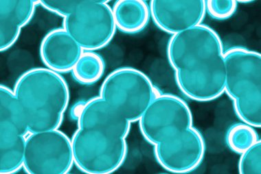 inanılmaz yaratıcı biyolojik neon ışıklar dijital grafik arkaplan ya da desen resimleme şablonu