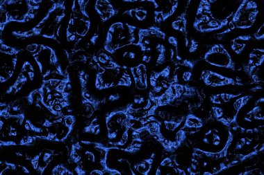 yaratıcı mavi bulanık korkunç dekoratif dijital arkaplan çizimi