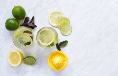 İki gözlük Üstten Görünüm 