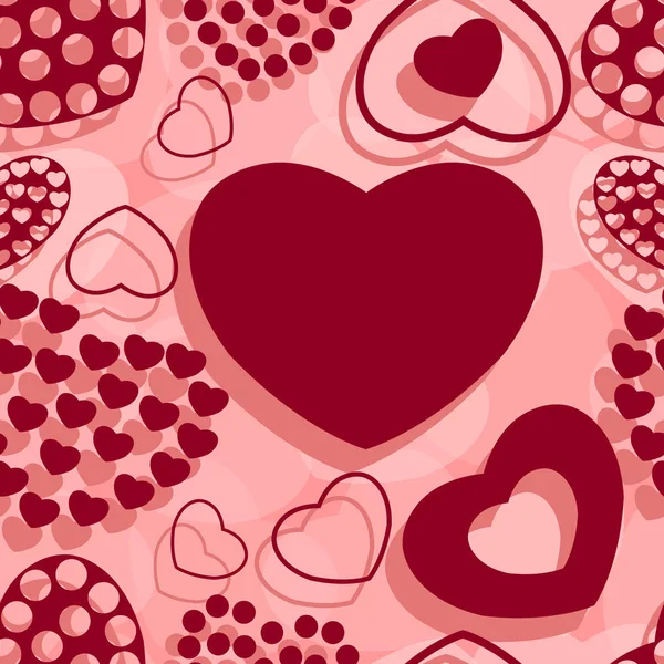 Saint-Valentin motif sans couture . — Image vectorielle