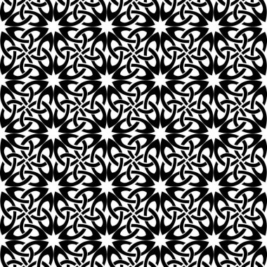 Kare desen. Siyah ve beyaz