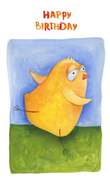 tatlı çizilmiş piliç