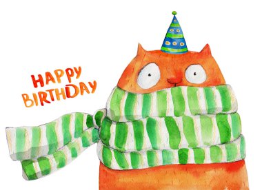 şirin kedi çizilmiş