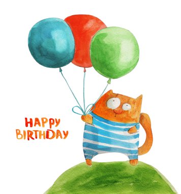 şirin kedi çizilmiş