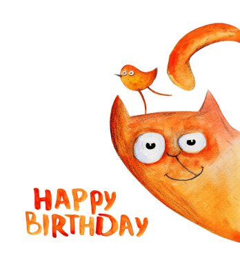 şirin kedi çizilmiş