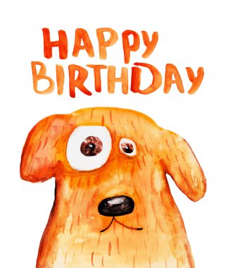 sevimli köpek çizilmiş