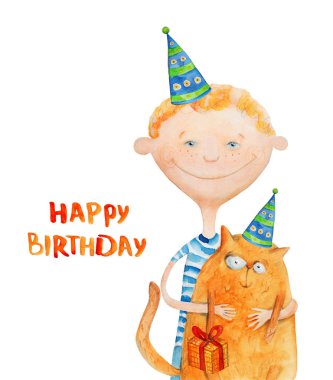 Şirin küçük çocuk.