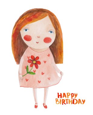 çiçek ile şirin kız