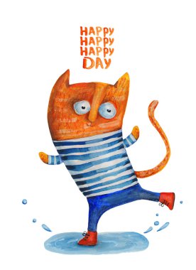 şirin kedi çizilmiş