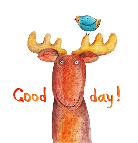 komik çizilmiş geyik