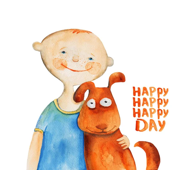 Şirin küçük çocuk.