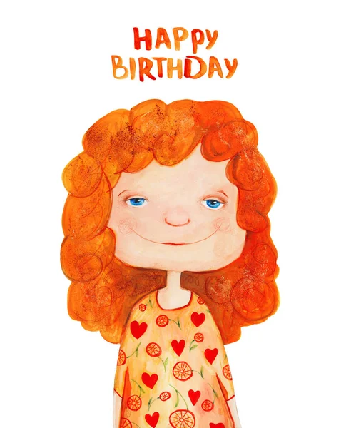 sevimli kıvırcık saçlı kız