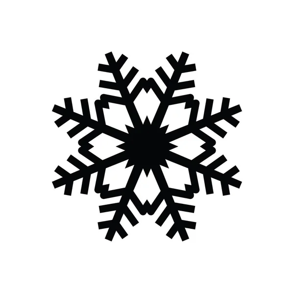 stock image snowflake icon silhouette on white background