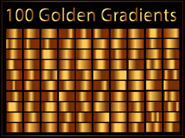 Renk gradyanlarının vektör kümesi. Renk kareleri koleksiyonu