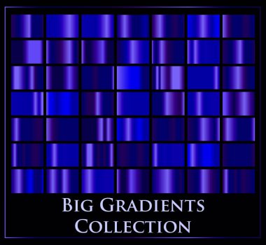 Renk gradyanlarının vektör kümesi. Renk kareleri koleksiyonu