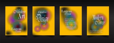 Renkli kapak tasarımı. En düşük geometrik desen eğimleri