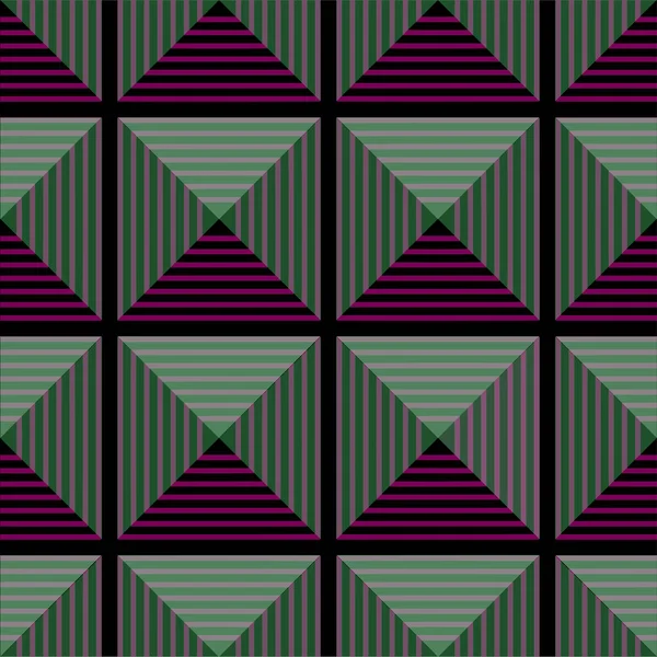 Abstraktes Geometrisches Muster Als Hintergrund — Stockvektor