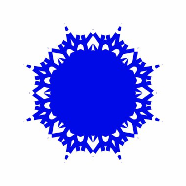 kar tanesi silueti beyaz arkaplanda izole edildi