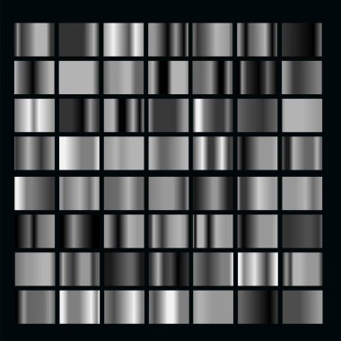 Renk gradyanlarının vektör kümesi. Renk kareleri koleksiyonu