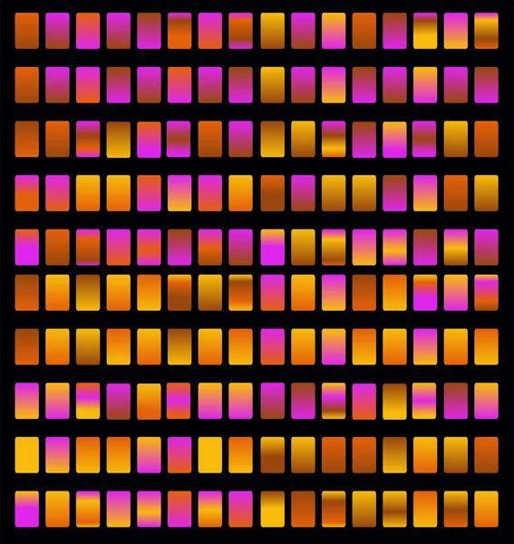 Conjunto Vectorial Degradados Color Colección Cuadrados Color — Vector de stock