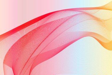 Soyut dalga tasarımı, renkli arkaplan kavramı