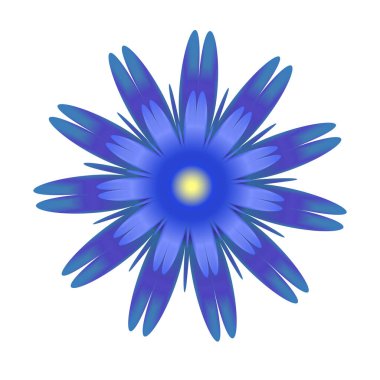 Çiçeksel element vektör illüstrasyonu