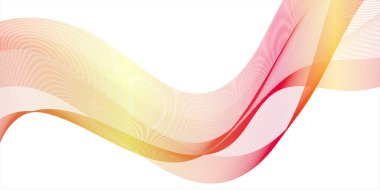 Soyut dalga tasarımı, renkli arkaplan kavramı