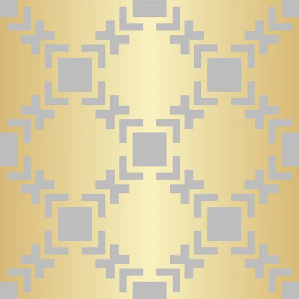 Art Deco Gouden Kleur Patroon Luxe Textuur — Stockvector