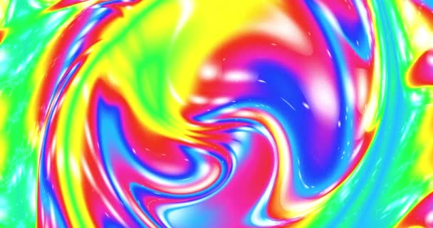 Material Artístico Abstracción Movimiento Colores Para Fondo — Vídeo de stock