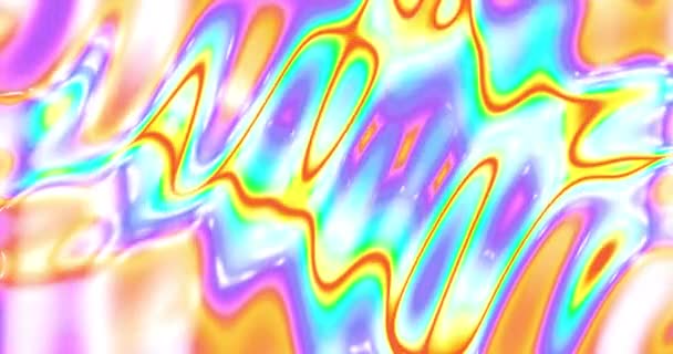 Material Artístico Abstracción Movimiento Colores Para Fondo — Vídeo de stock