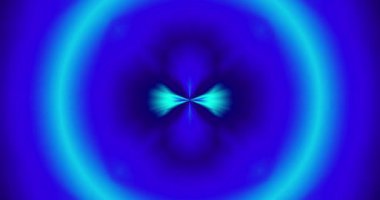 Arkaplan için yuvarlak şekilli renkli hareketli soyutlamanın sanatsal görüntüleri