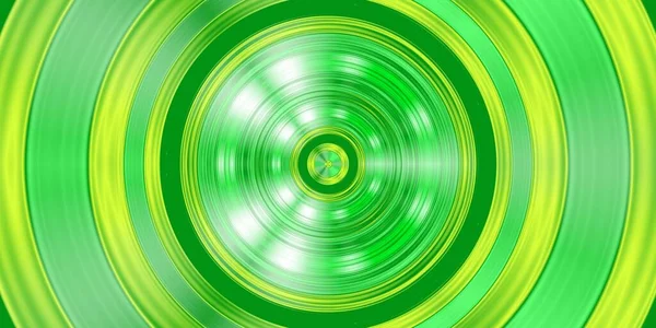 Абстрактна Ілюстрація Художнього Зеленого Фону Круглій Формі — стокове фото