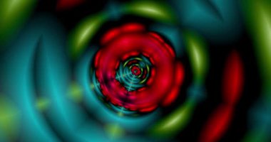 Soyut hareketin renkli 4k videosu desenli arka plan 