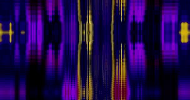 Художественные Кадры Красочной Движущейся Абстракции Фона — стоковое видео