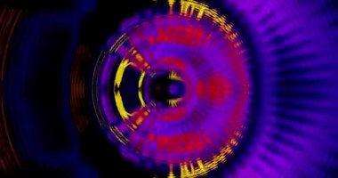 Soyut hareketin renkli 4k videosu desenli arka plan 